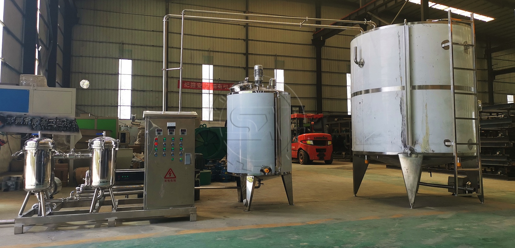 Components of liquid organic fertilizer production line